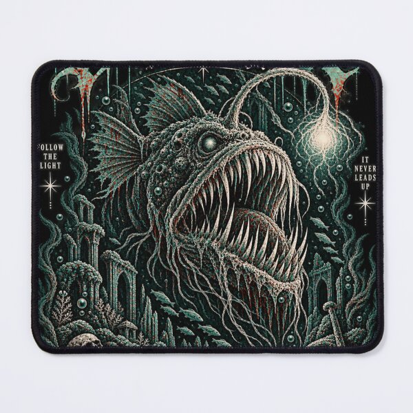 Item preview, The False Light Abyssal Anglerfish designed and sold by Ashen Threads Studio.