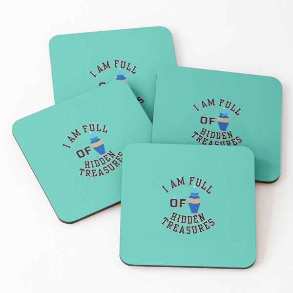 Item preview, I Am Full of Hidden Treasures — Ancient Egyptian Faience Pottery Affirmation | Woman Inner Strength Resilience Design designed and sold by Soft Strength Studio.
