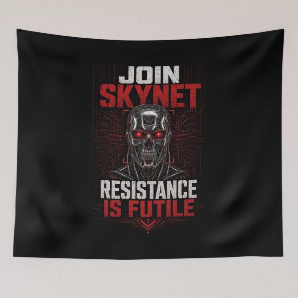 Item preview, Join Skynet Resistance Is Futile designed and sold by FakePeopleSuck.