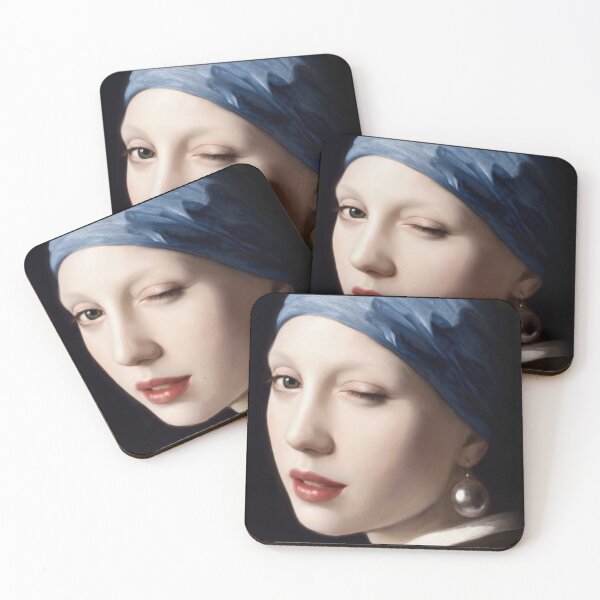 Artikelvorschau, Das Mädchen mit dem Perlenohrring (Vermeer) entworfen und verkauft von CottonWords.