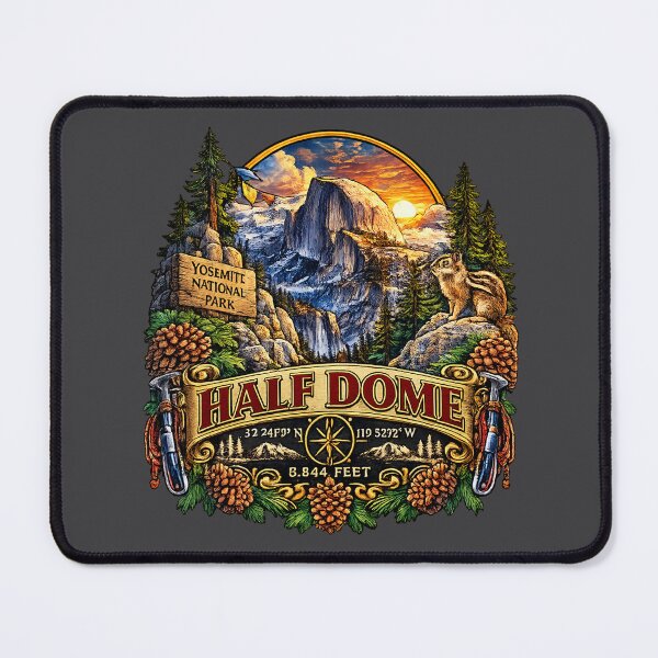 Item preview, Half Dome Adventure — Yosemite National Park Wilderness designed and sold by OzyWear.