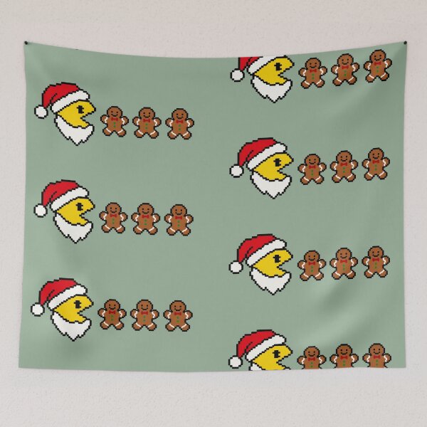 Item preview, Santa Chasing Gingerbread designed and sold by wingoo22.