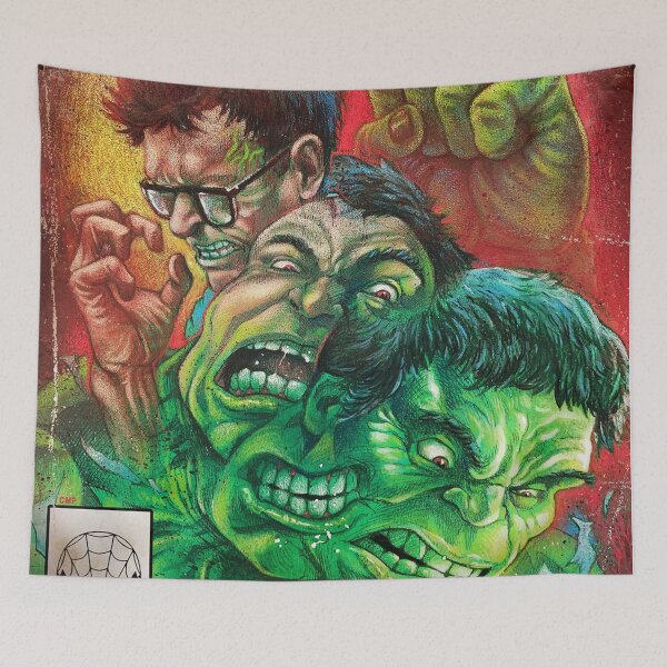 Item preview, Marvel Incredible Hulk Comics Comic Book Original Custom Vintage Movie Poster Art designed and sold by Cool Robot Bro..