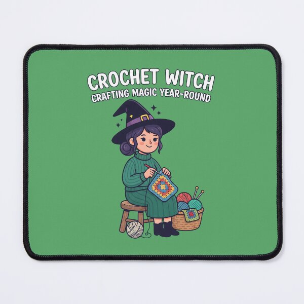 Item preview, Crochet Witch Crafting Magic Year Round designed and sold by MyHappyArtShop.