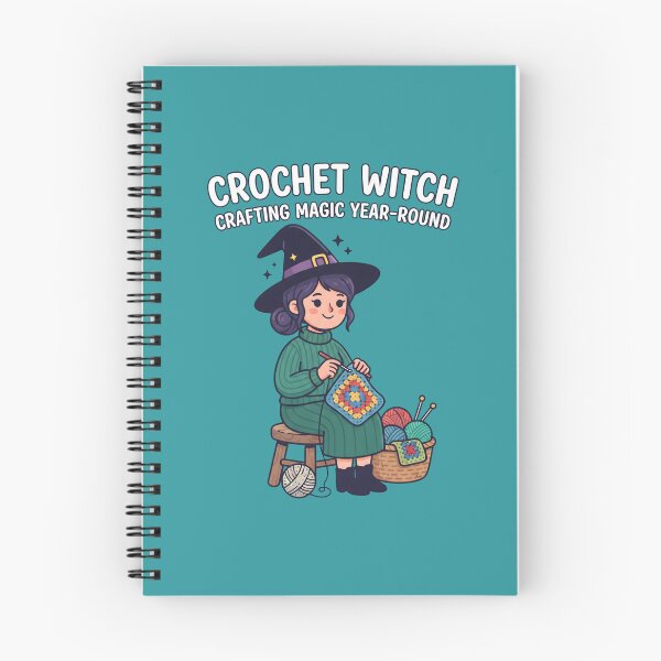 Item preview, Crochet Witch Crafting Magic Year Round designed and sold by MyHappyArtShop.
