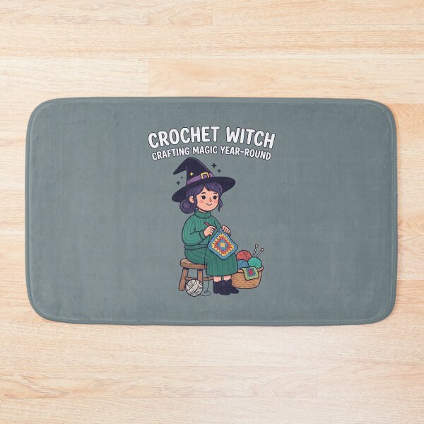 Item preview, Crochet Witch Crafting Magic Year Round designed and sold by MyHappyArtShop.