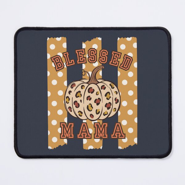 Item preview, Blessed Mama, Mom Leopard Print Pumpkin, Polka Dot Stripe Pumpkins, Fall Season designed and sold by Forevermore.