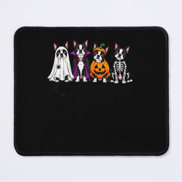 Item preview, Boston Terriers Because People Are Creepy Halloween Dogs designed and sold by Tomtomatos.
