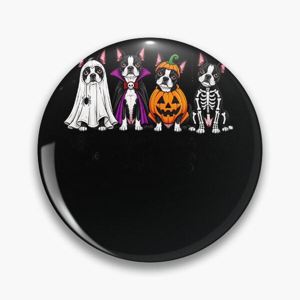 Item preview, Boston Terriers Because People Are Creepy Halloween Dogs designed and sold by Tomtomatos.
