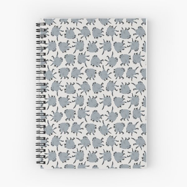 Item preview, Jimothy Raccoons // all over print // vanilla designed and sold by Becca Alessi.