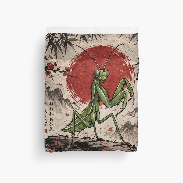 Item preview, Praying Mantis Kung Fu Vintage Chinese Ink designed and sold by Fei Long Design Hub.