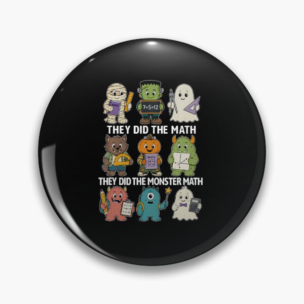 Item preview, Cute Funny They Did The Monster Math Teachers Halloween designed and sold by RealestInternet.