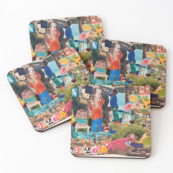 Item preview, vision board: fruits, animals, water, travel, feasts, books, children, arts, crafts, blessings designed and sold by journalleaf.