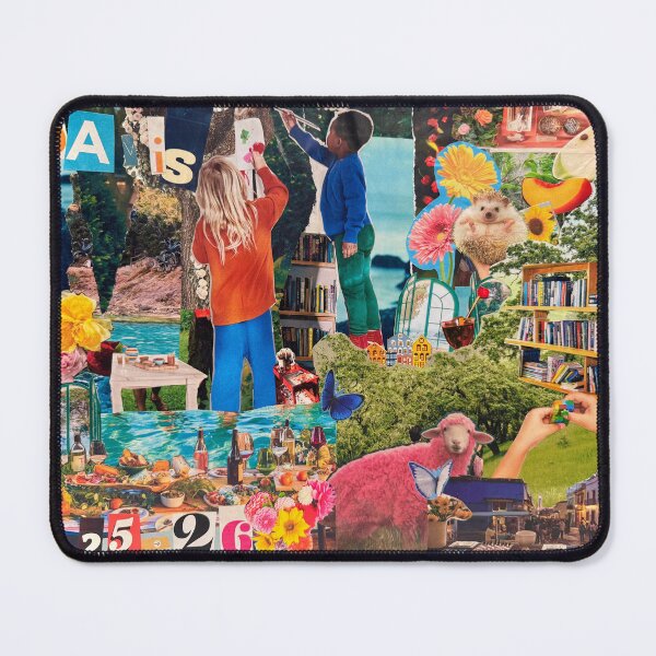 Item preview, vision board: fruits, animals, water, travel, feasts, books, children, arts, crafts, blessings designed and sold by journalleaf.