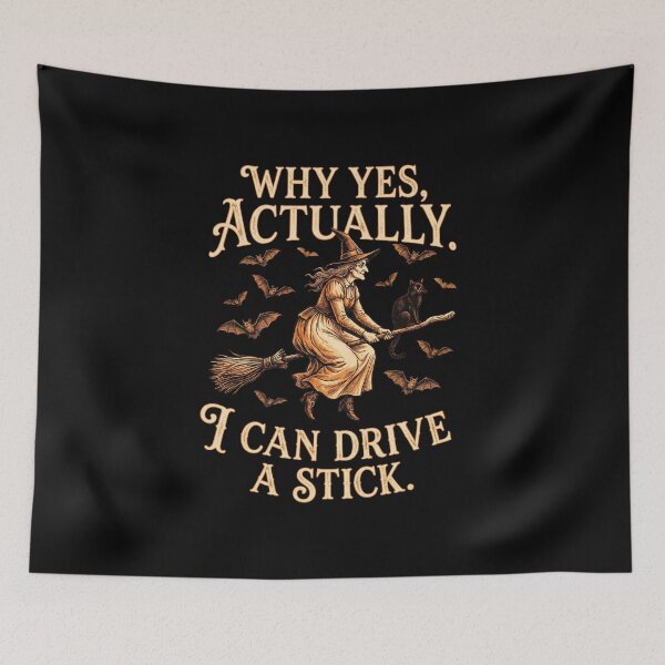 Item preview, Certified Broomstick Driver | Witch Humor designed and sold by MerchViz.