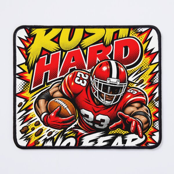 Item preview, Rush Hard No Fear – American Football Motivation designed and sold by Swear-tshirts.