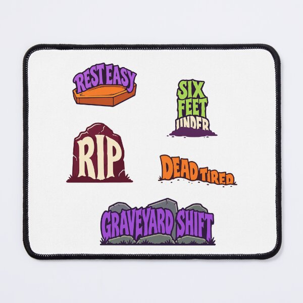 Item preview, Graveyard Halloween Phrases designed and sold by AliveStyle.