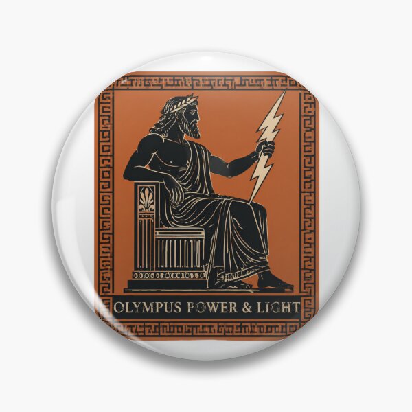 Item preview, Zeus Olympus Power and Light Utility Ancient Greek Design designed and sold by Lolik Designs.