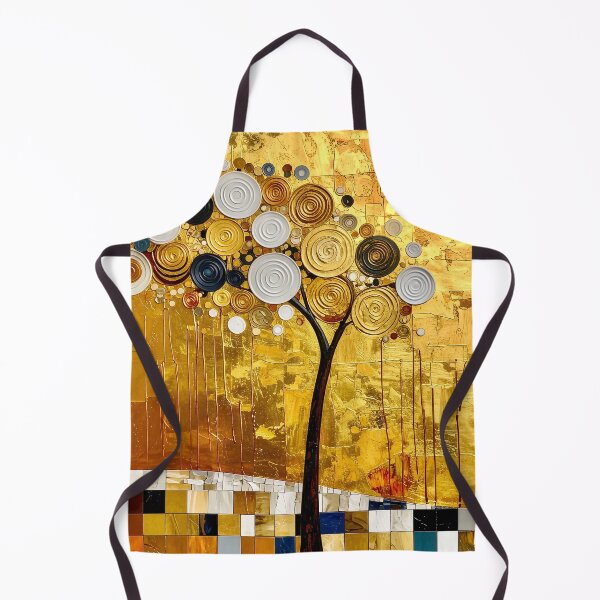 Item preview, Ornate Gold Leaf and Mosaic Circle Tree designed and sold by Vicky Brago-Mitchell®.