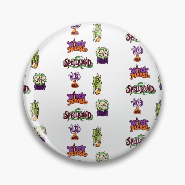 Item preview, Witchy Halloween Phrases designed and sold by AliveStyle.