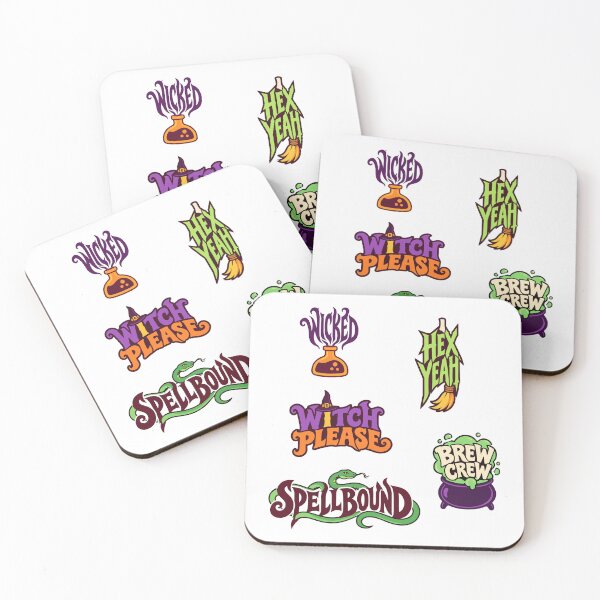 Item preview, Witchy Halloween Phrases designed and sold by AliveStyle.