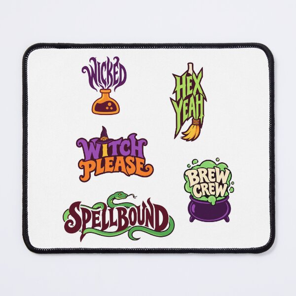 Item preview, Witchy Halloween Phrases designed and sold by AliveStyle.
