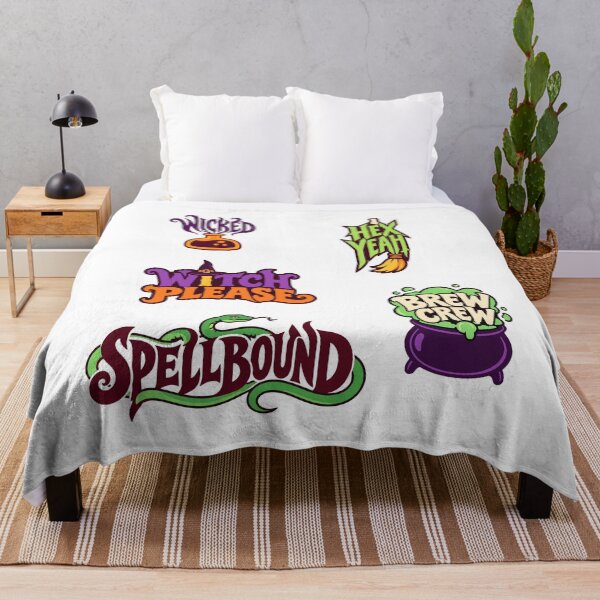 Item preview, Witchy Halloween Phrases designed and sold by AliveStyle.