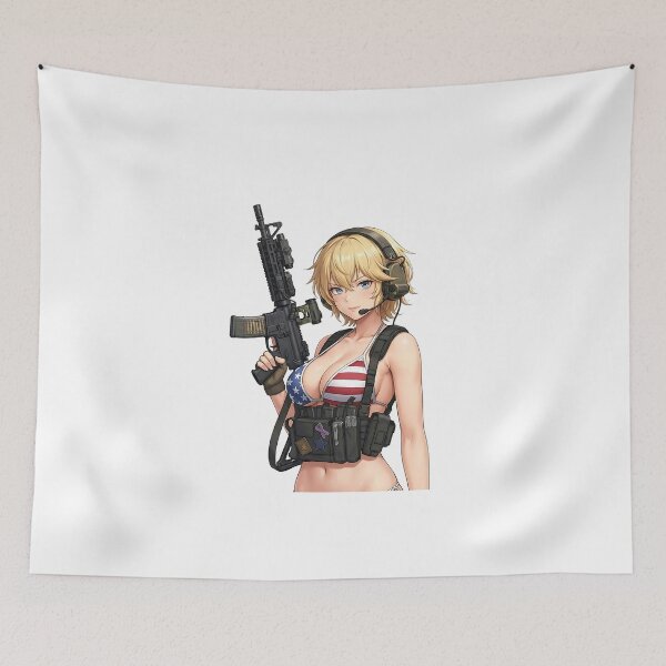 Item preview, American Gun Girl by RAWLIFEGRAPHIC designed and sold by RAWLIFEGRAPHIC.