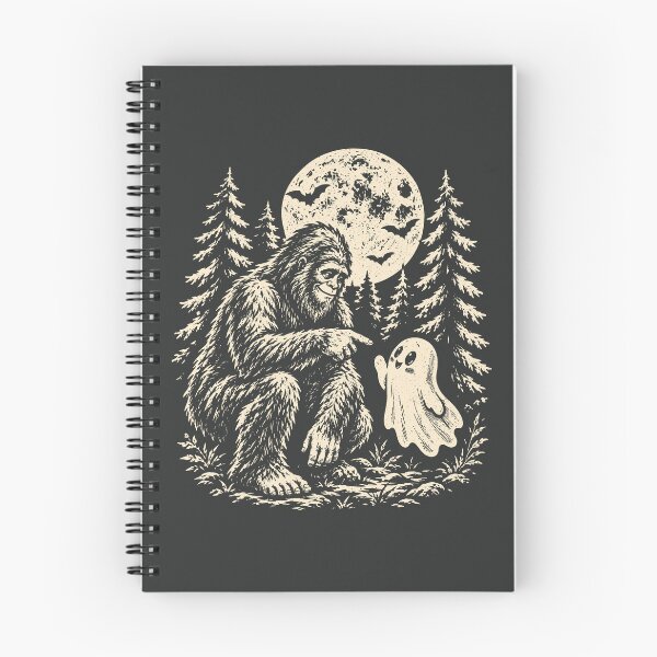 Item preview, Bigfoot Sasquatch Boo Ghost Vintage Halloween Cryptid designed and sold by Y-Vibes.