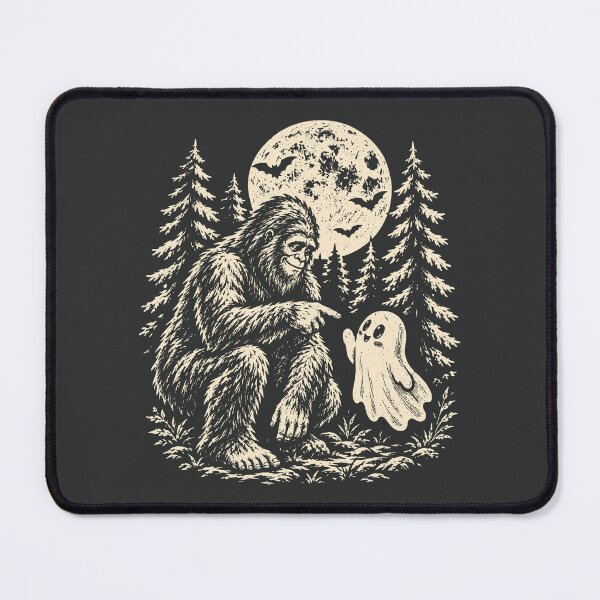 Item preview, Bigfoot Sasquatch Boo Ghost Vintage Halloween Cryptid designed and sold by Y-Vibes.