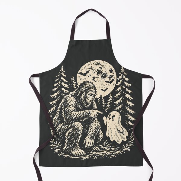 Item preview, Bigfoot Sasquatch Boo Ghost Vintage Halloween Cryptid designed and sold by Y-Vibes.