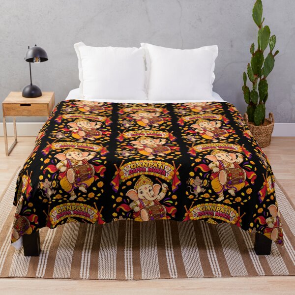 Item preview, Dancing Ganpati Bappa Morya Dhol Ganesh Festival designed and sold by RealestInternet.