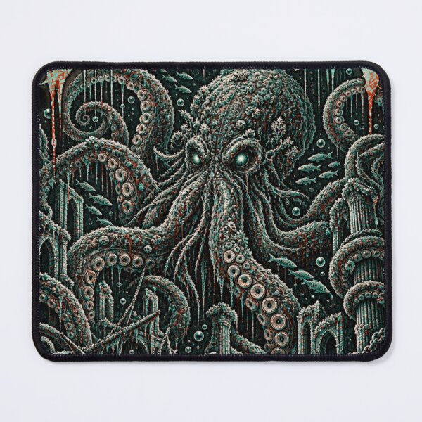 Item preview, The Eightfold Mourning Kraken designed and sold by Ashen Threads Studio.