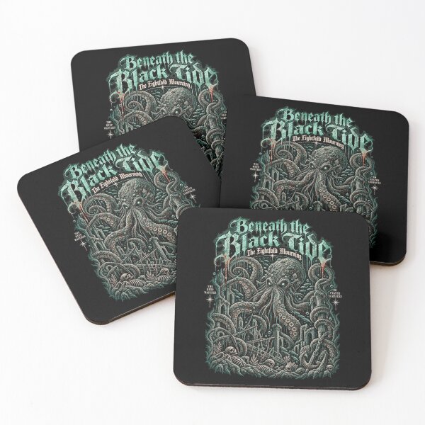 Item preview, The Eightfold Mourning Kraken designed and sold by Ashen Threads Studio.