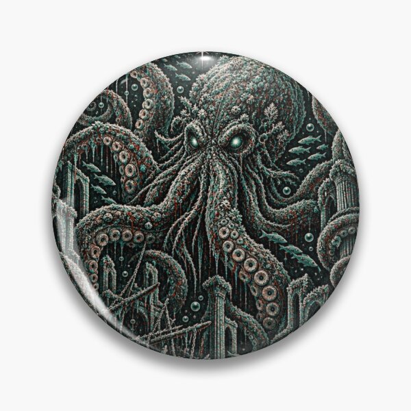 Item preview, The Eightfold Mourning Kraken designed and sold by Ashen Threads Studio.