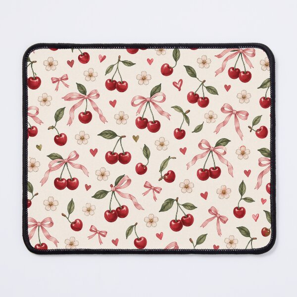 Item preview, Cherry Bow Pattern designed and sold by Glottopia.