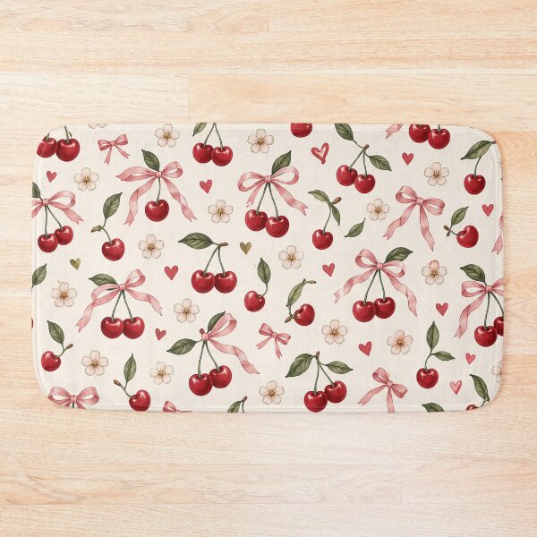 Item preview, Cherry Bow Pattern designed and sold by Glottopia.