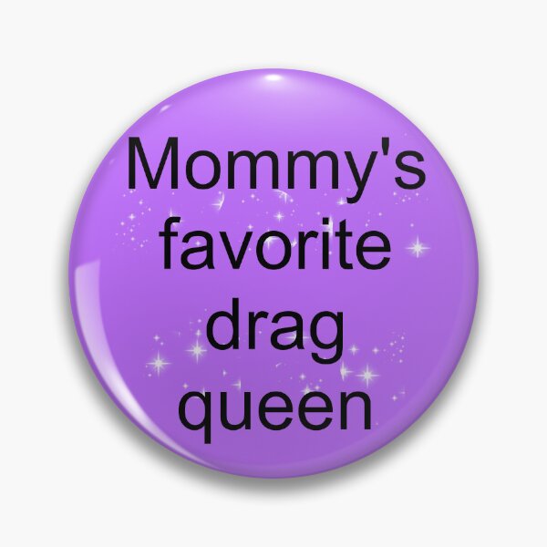 Item preview, Mommy's favorite drag queen - sparkly purple black designed and sold by AYTFA.