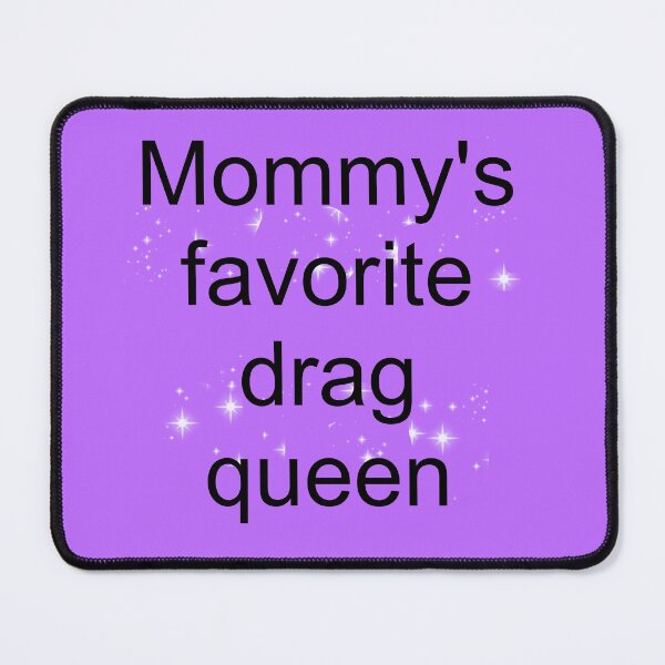 Item preview, Mommy's favorite drag queen - sparkly purple black designed and sold by AYTFA.