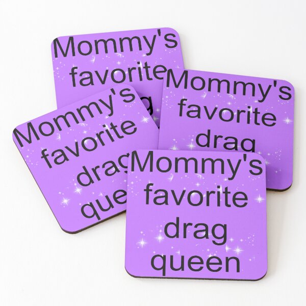 Item preview, Mommy's favorite drag queen - sparkly purple black designed and sold by AYTFA.