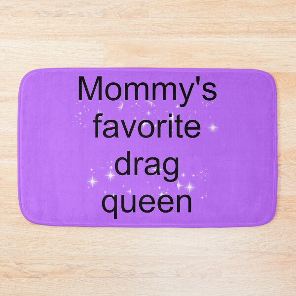 Item preview, Mommy's favorite drag queen - sparkly purple black designed and sold by AYTFA.