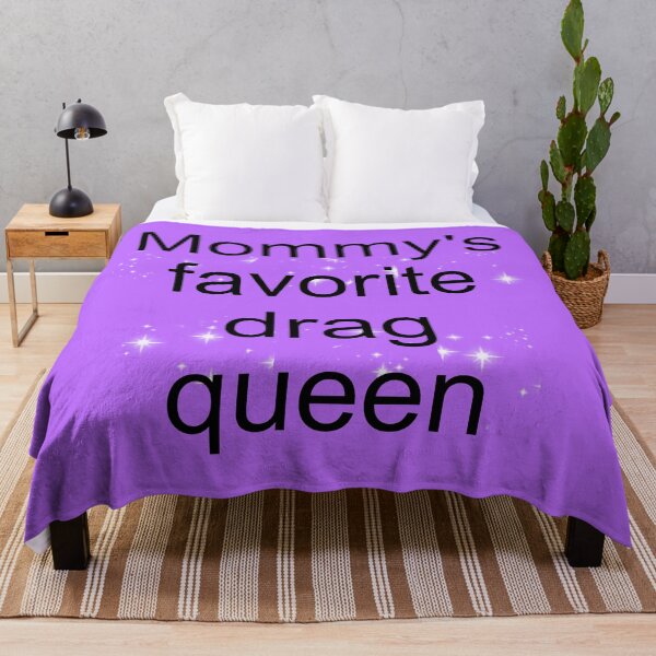 Item preview, Mommy's favorite drag queen - sparkly purple black designed and sold by AYTFA.