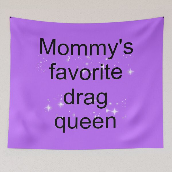 Item preview, Mommy's favorite drag queen - sparkly purple black designed and sold by AYTFA.