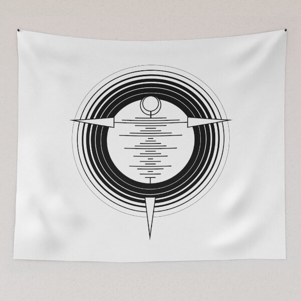 Item preview, Resonance – Abstract Geometric Soundwave Symbol designed and sold by Sacred Frequency Studio .