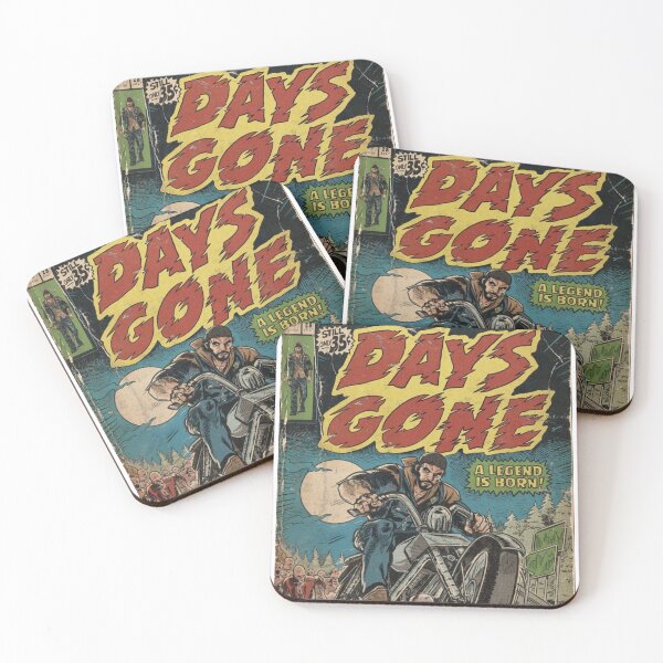 Item preview, Action Game Heroes Days Gone Vintage Comic Book Original Custom Poster Art designed and sold by Cool Robot Bro..
