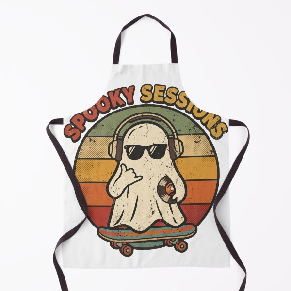 Item preview, Spooky Sessions Halloween Skateboard Ghost designed and sold by JOSUQ.
