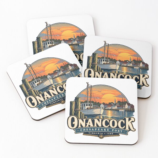 Item preview, Onancock Virginia – Historic Chesapeake Port 1680 designed and sold by Past in Threads.