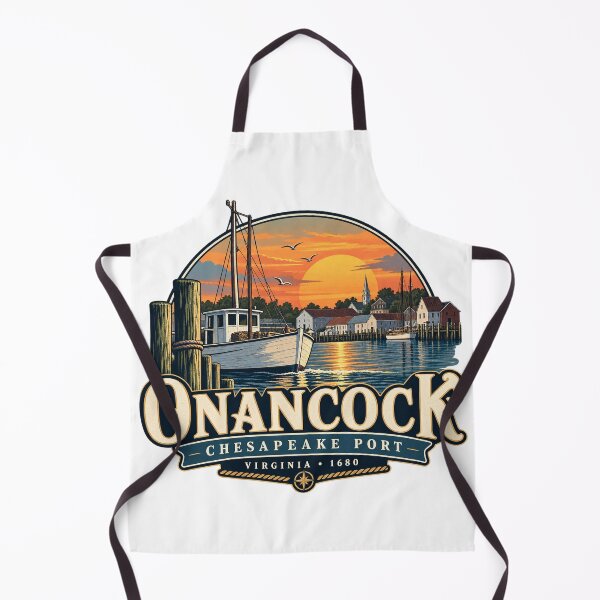 Item preview, Onancock Virginia – Historic Chesapeake Port 1680 designed and sold by Past in Threads.