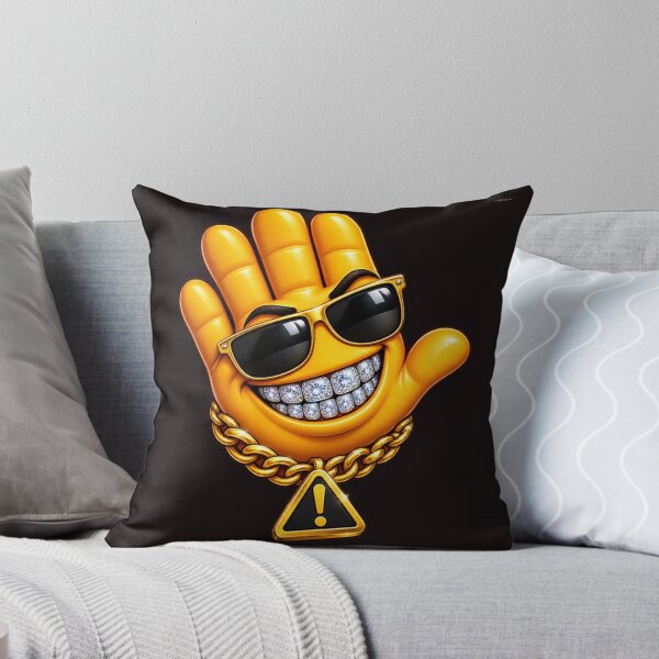 Item preview, Cool Warning Hand with Diamond Smile and Gold Chain designed and sold by BoB-66.