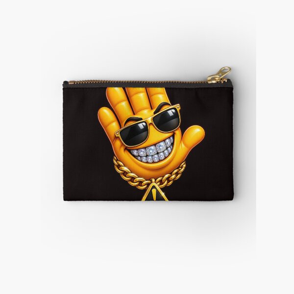 Item preview, Cool Warning Hand with Diamond Smile and Gold Chain designed and sold by BoB-66.
